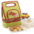 Promotion Lunch Bags for Office Products with Plastic Handle (CA2390-5)